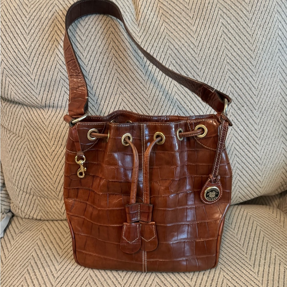 Dooney & Bourke Croc Shoulder Bag
